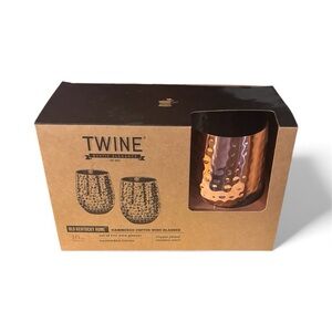 Hammered Copper Wine Glasses